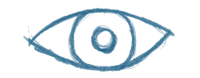 Icon Sensorik Auge